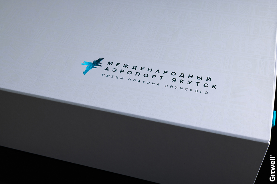 Примеры корпоративных подарков для МА Якутска упаковка с логотипом