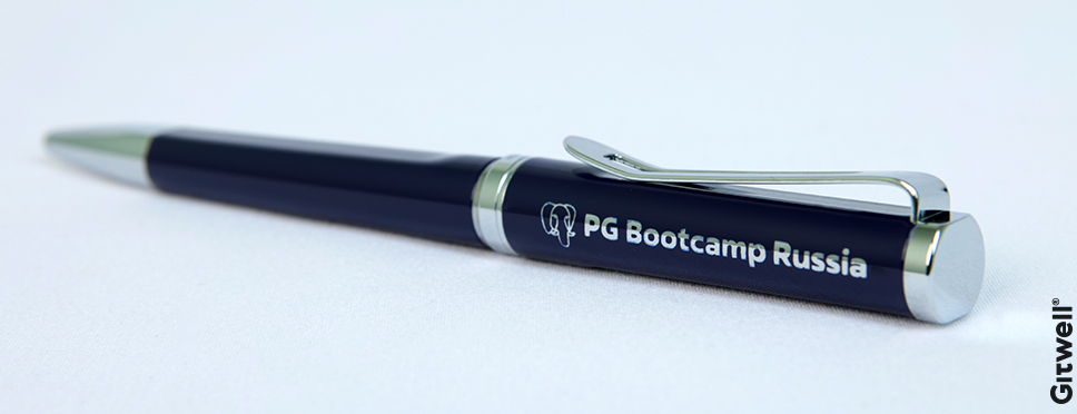 Ручки с логотипом для PG Bootcamp Russia 2023