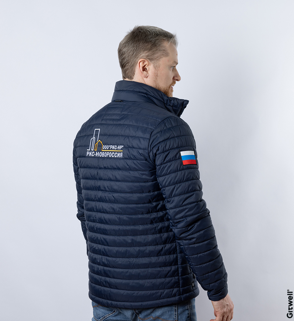 Примеры корпоративных подарков для РКС-НР ветровка флаг России с логотипом
