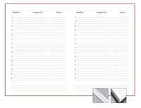 Ежедневник CONDOR, недатированный, черный