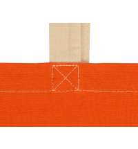 Сумка для шопинга «Twin» двухцветная из хлопка, 180 г/м2