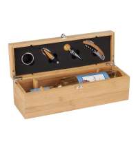 Набор для вина в бамбуковом кейсе «Anniversary»