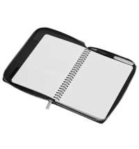 Бизнес-блокнот на молнии А5 «Fabrizio» с RFID защитой и ручкой