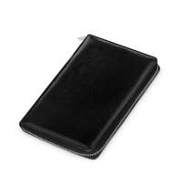 Бизнес-блокнот на молнии А5 «Fabrizio» с RFID защитой и ручкой