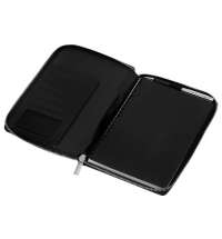 Бизнес-блокнот на молнии А5 «Fabrizio» с RFID защитой и ручкой