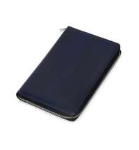 Бизнес-блокнот на молнии А5 «Fabrizio» с RFID защитой и ручкой