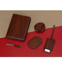 Бизнес-блокнот на молнии А5 «Fabrizio» с RFID защитой и ручкой