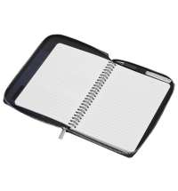 Бизнес-блокнот на молнии А5 «Fabrizio» с RFID защитой и ручкой