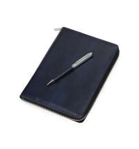 Бизнес-блокнот на молнии А5 «Fabrizio» с RFID защитой и ручкой