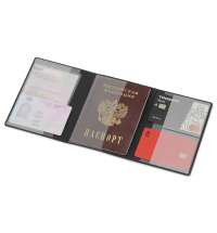 Обложка на магнитах для автодокументов и паспорта «Favor»