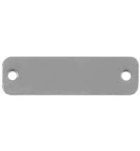 Шильдик металлический Alfa, прямоугольный