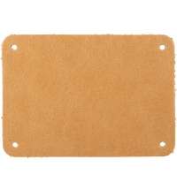 Лейбл кожаный Beta, М, бежевый