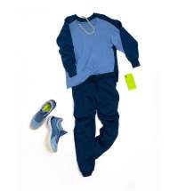 Свитшот унисекс Kosmos 2.0, темно-синий