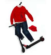 Свитшот унисекс Kosmos 2.0, красный