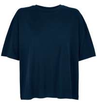 Футболка оверсайз женская Boxy Women, темно-синяя