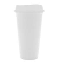 Стакан с крышкой Color Cap White, белый