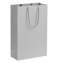 Пакет бумажный Porta, средний, серый