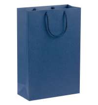 Пакет бумажный Porta, средний, синий