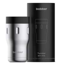 Термостакан Tumbler 350, вакуумный, стальной матовый