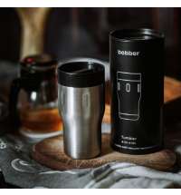 Термостакан Tumbler 350, вакуумный, стальной матовый