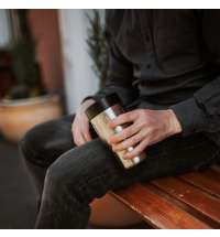 Термостакан Tumbler 350, вакуумный, стальной матовый