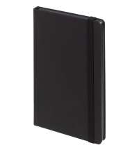 Блокнот Shall, черный, с белой бумагой