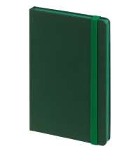 Блокнот Shall, зеленый, с белой бумагой