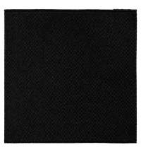 Лейбл тканевый Epsilon, L, черный