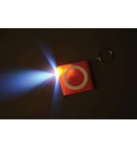 Брелок-рулетка с фонариком «Книга», 1м