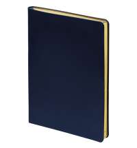 Ежедневник Nebraska Flex, недатированный, синий с золотистым