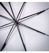 Зонт-трость Wind, серебристый