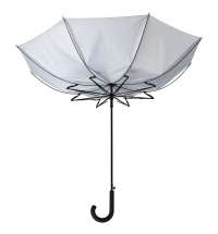 Зонт-трость Wind, серебристый
