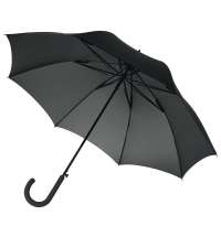 Зонт-трость Wind, черный