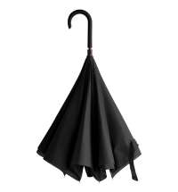 Зонт наоборот Style, трость, черный