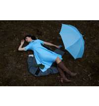 Зонт-трость Promo, голубой