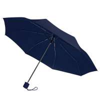 Зонт складной Basic, темно-синий