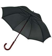 Зонт-трость светоотражающий Reflect, черный