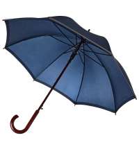 Зонт-трость светоотражающий Reflect, синий