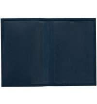 Обложка для паспорта Nubuk, синяя