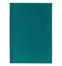 Обложка для паспорта Nubuck, бирюзовая