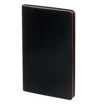 Ежедневник Trait, недатированный, черный с оранжевым