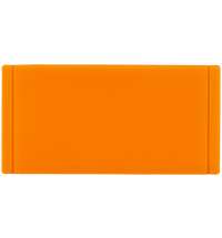 Лейбл из ПВХ Dzeta, S, оранжевый неон