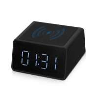 Беспроводная колонка с часами и функцией беспроводной зарядки «Sentry»