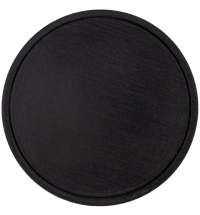 Лейбл из ПВХ Dzeta Round, M черный