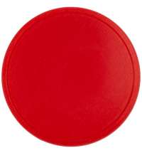 Лейбл из ПВХ Dzeta Round, M, красный