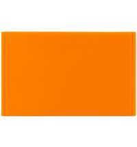 Лейбл из ПВХ Dzeta, L, оранжевый неон