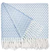 Плед Sagunt, светло-синий