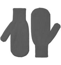 Варежки Life Explorer, темно-серые (графит)