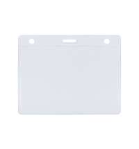 Карман для бейджа Lucid, горизонтальный, из фактурного ПВХ