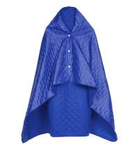 Плед-пончо для пикника SnapCoat, синий